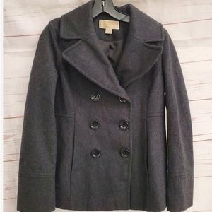 Grey Michael Kors Pea Coat Size Small